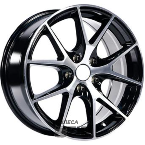 колесные диски NZ H-04 7x15 4*100 ET38 DIA54.1 BKF Литой