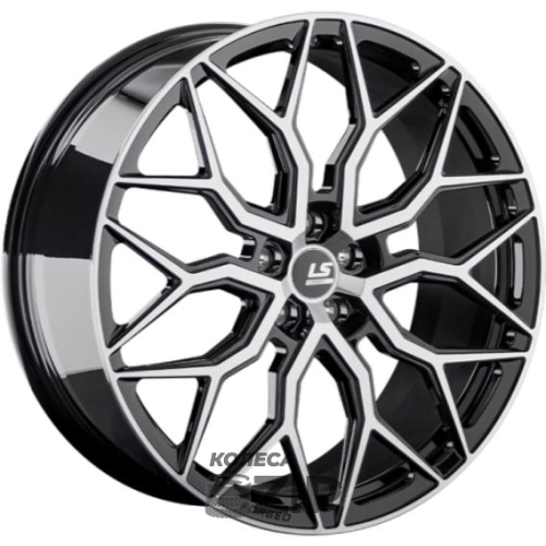 колесные диски LS Forged FG13 9.5x22 5*114.3 ET47 DIA67.1 BKF Кованый