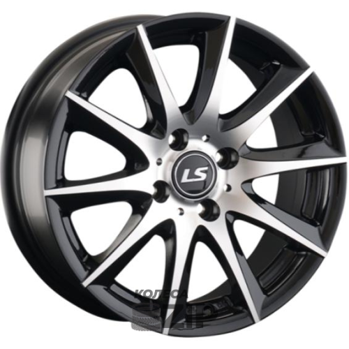 колесные диски LS 286 7x16 4*100 ET40 DIA73.1 BKF Литой