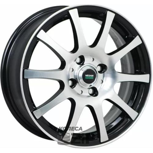колесные диски Megami MGM-2 5.5x14 4*100 ET40 DIA57.1 BKF Литой