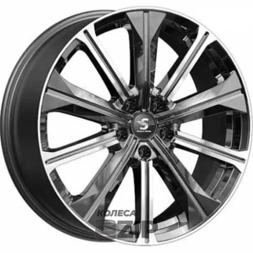 колесные диски Скад KP013 7x19 5*108 ET33 DIA60.1 Diamond Black Gris Литой