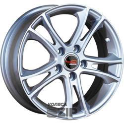 колесные диски Replica LA SNG16 7x17 5*112 ET43 DIA66.6 Silver Литой