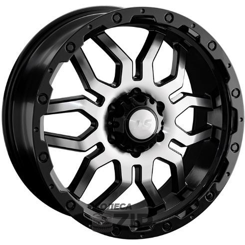 колесные диски LS 1285 7x16 6*139.7 ET38 DIA100.1 BKF Литой