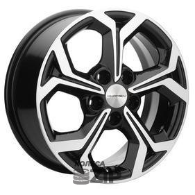 колесные диски Khomen KHW 1606 6.5x16 5*108 ET50 DIA63.3 BKF Литой