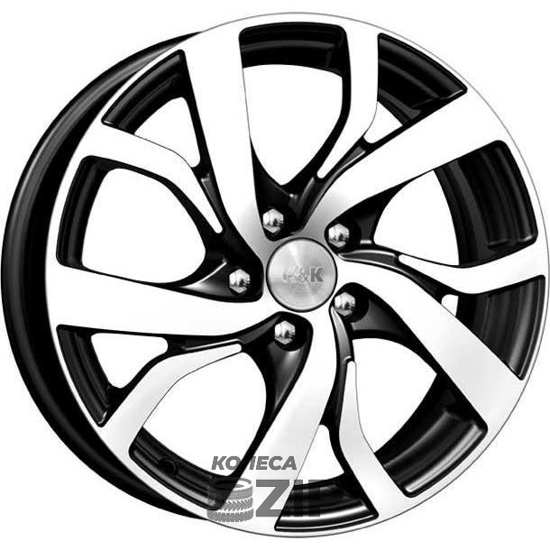 колесные диски K&K Палермо 6.5x16 5*110 ET51 DIA67.1 Алмаз черный Литой