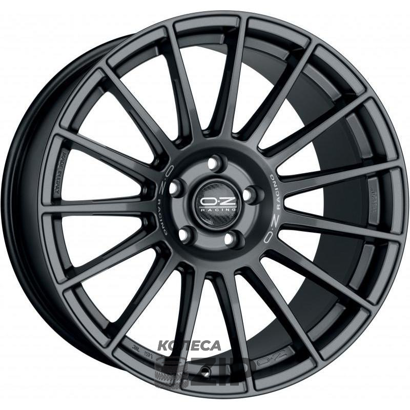 колесные диски OZ Superturismo LM 8.5x19 5*112 ET21 DIA66.6 Matt Graphite Silver Lettering Литой