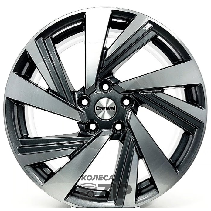 колесные диски Carwel Тишь 7.5x18 5*114.3 ET38 DIA67.1 AGR Литой