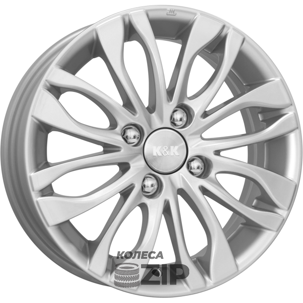 колесные диски K&K Канзаши 5.5x14 4*98 ET35 DIA58.6 Блэк платинум Литой