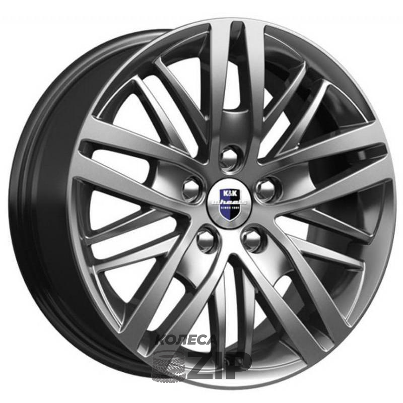 колесные диски K&K Fencer 7x16 5*100 ET38 DIA67.1 Дарк платинум Литой
