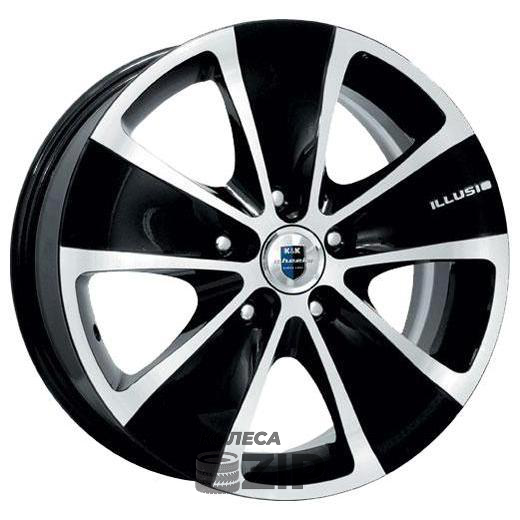 колесные диски K&K Иллюзио 6.5x16 5*110 ET39 DIA65.1 Алмаз черный Литой