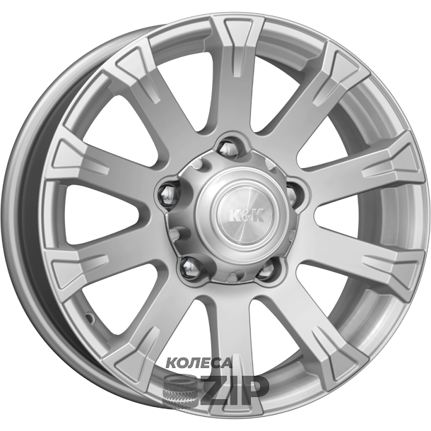колесные диски K&K Байкал 7x16 5*139.7 ET35 DIA98 Блэк платинум Литой
