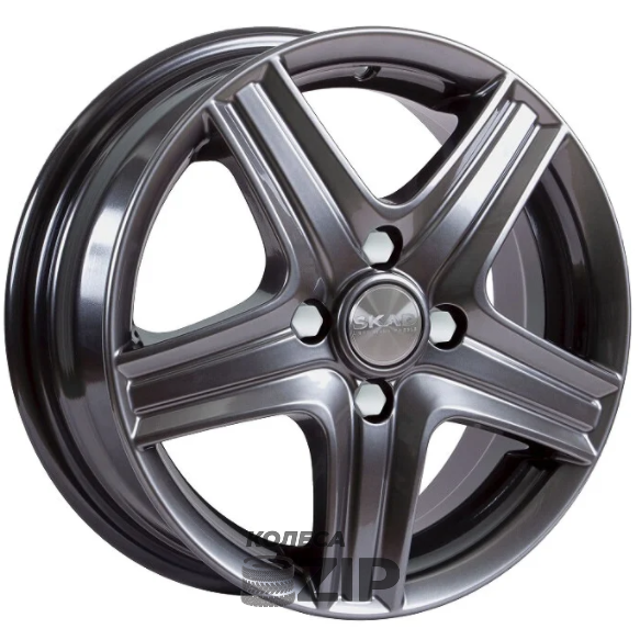 колесные диски Скад Магнум 5.5x14 4*100 ET49 DIA56.6 Графит Литой