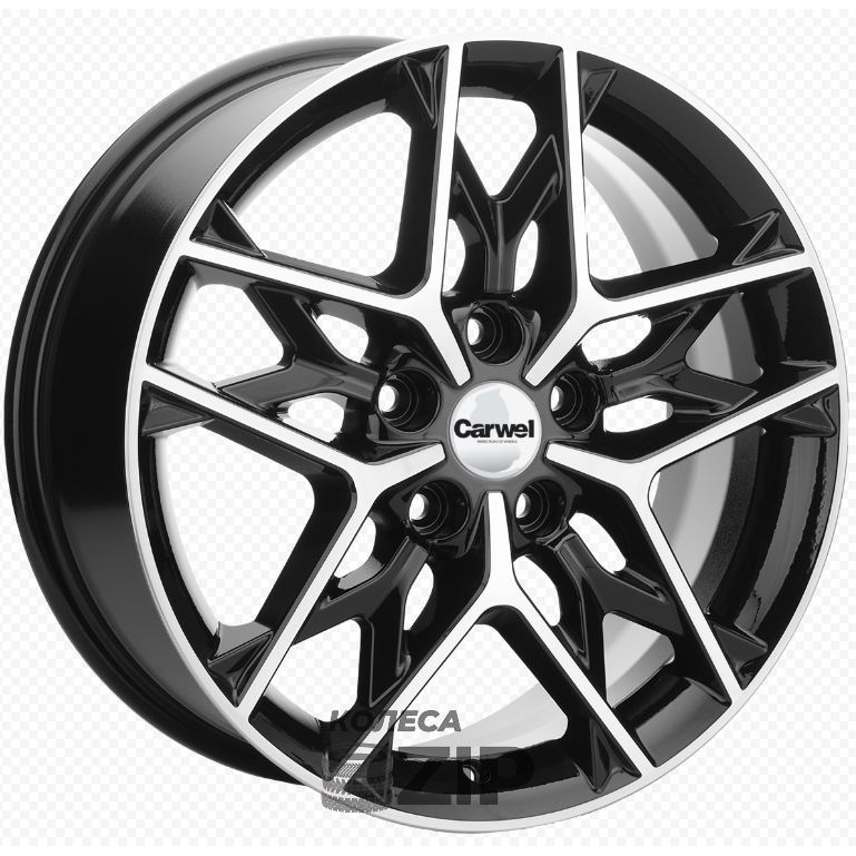 колесные диски Carwel Сошно 7x17 5*114.3 ET40 DIA57.1 ABT Литой