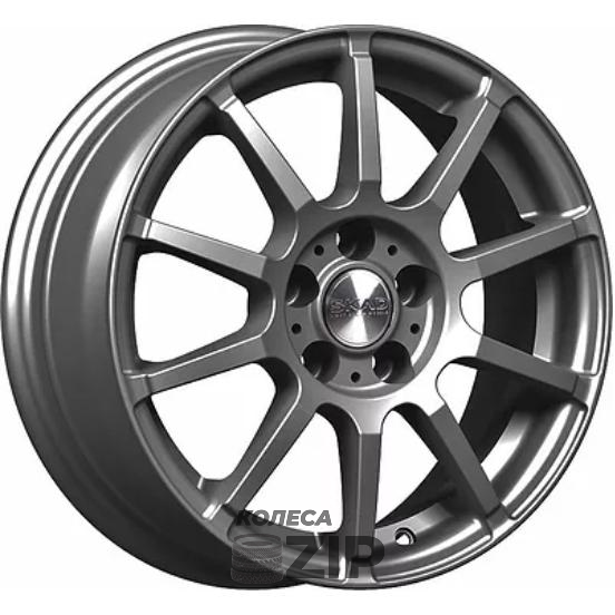 колесные диски Скад Акита 6x15 4*100 ET48 DIA54.1 Графит Литой
