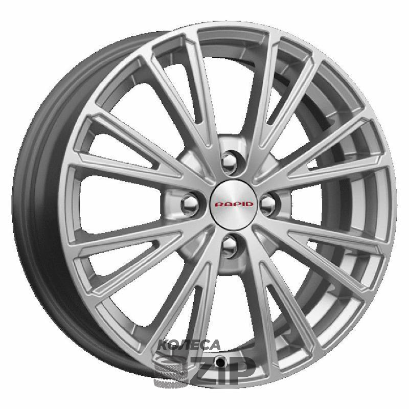 колесные диски K&K Меандр 6x16 4*100 ET50 DIA60.1 Сильвер SK Литой