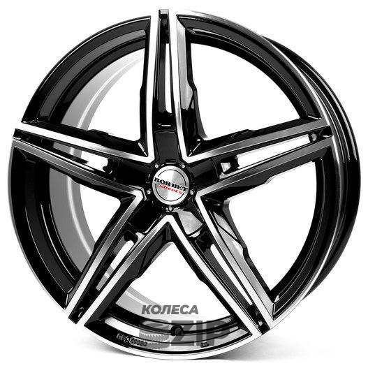 колесные диски Borbet XRS 8x18 5*112 ET30 DIA66.6 Black Polished Glossy Литой