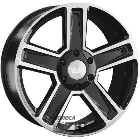 колесные диски LS 1296 8x17 6*139.7 ET38 DIA100.1 BKF Литой