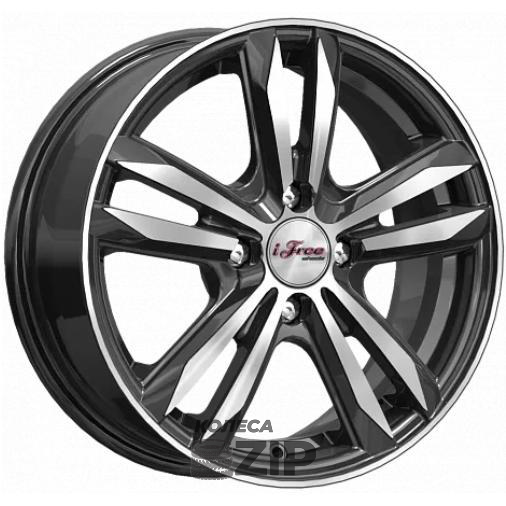 колесные диски iFree Маскот 6x15 4*100 ET35 DIA67.1 Блэк Джек Литой