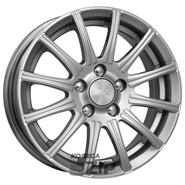 колесные диски K&K Сиеста 5x13 4*100 ET35 DIA67.1 Блэк платинум Литой