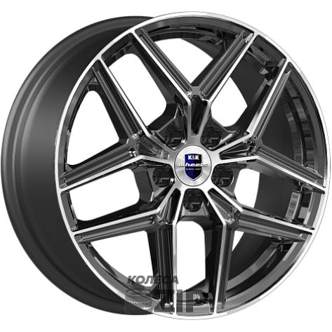 колесные диски K&K Юнион 7x17 5*110 ET35 DIA65.1 Алмаз черный Литой