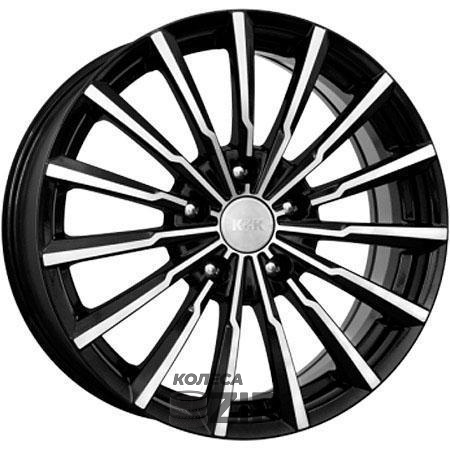 колесные диски K&K Акцент 7x17 5*114.3 ET50 DIA67.1 Алмаз черный Литой