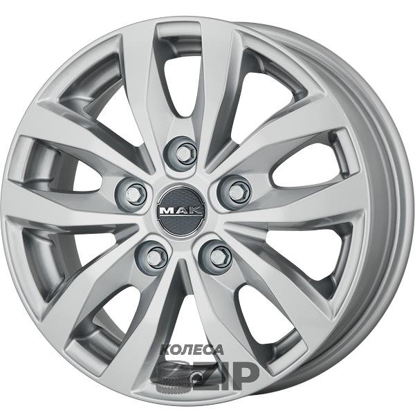 колесные диски MAK Load 5 7x17 5*108 ET46 DIA65.1 Silver Литой