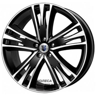 колесные диски K&K Атлас 8.5x20 5*114.3 ET35 DIA67.1 Алмаз черный Литой