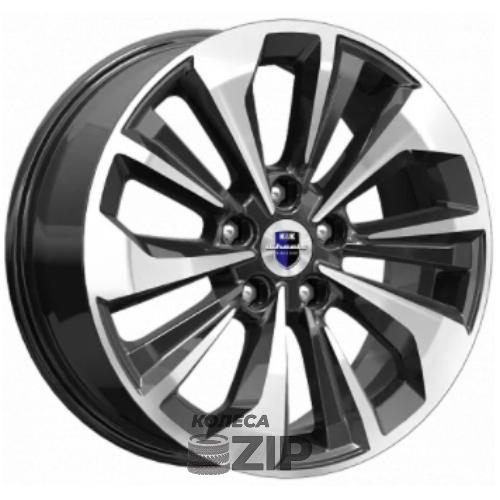 колесные диски K&K Авиор 7x17 5*108 ET40 DIA65.1 Алмаз черный Литой
