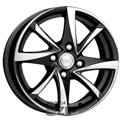 колесные диски K&K Игуана 6.5x16 5*100 ET38 DIA67.1 Алмаз черный Литой