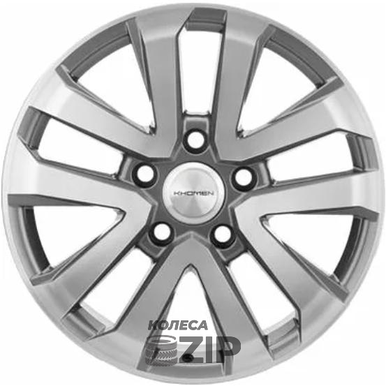 колесные диски Khomen KHW 2003 8.5x20 5*150 ET60 DIA110.1 Gray-FP Литой