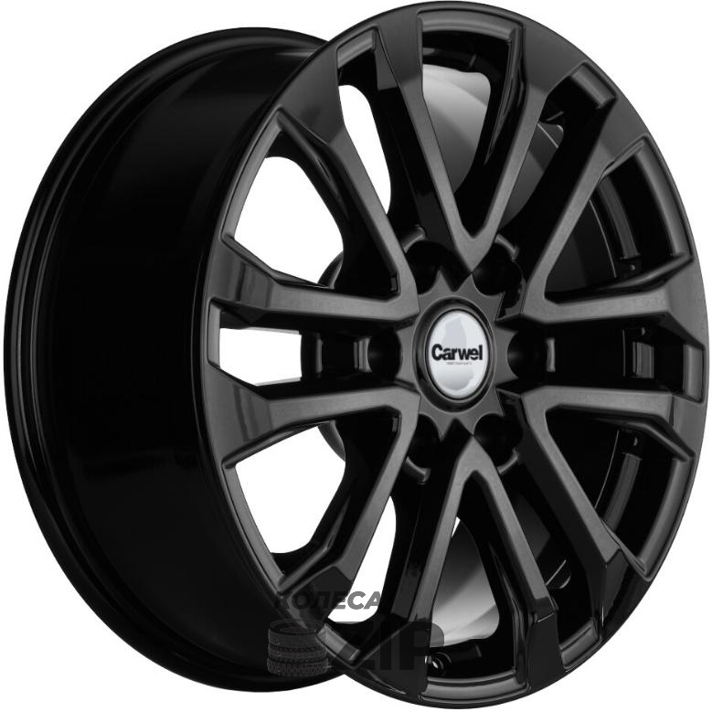 колесные диски Carwel Пур 7.5x18 6*139.7 ET46 DIA67.1 BL Литой