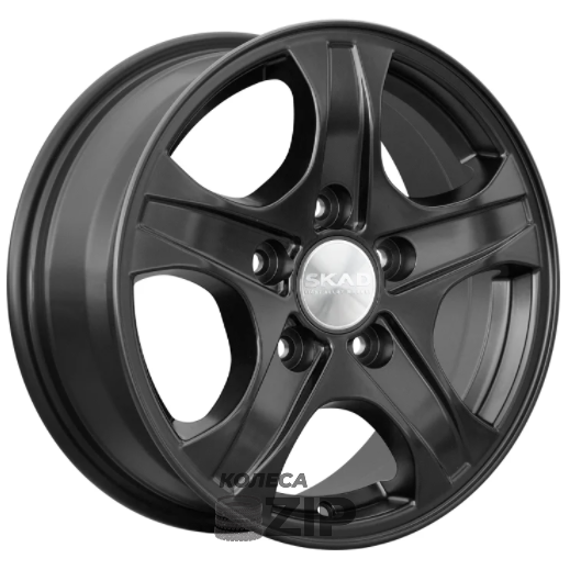 колесные диски Скад Калипсо 6.5x16 5*130 ET43 DIA84.1 Черный бархат Литой