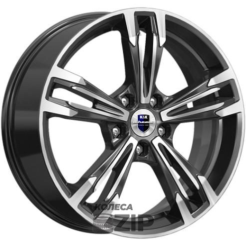 колесные диски K&K Karrera Light 7x18 5*114.3 ET38 DIA67.1 Алмаз черный Литой