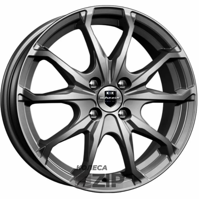 колесные диски K&K Brent 6x16 4*100 ET50 DIA60.1 Дарк платинум Литой