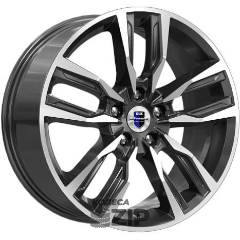 колесные диски K&K Борэй 8x18 5*112 ET30 DIA66.6 Алмаз черный Литой