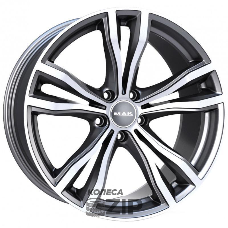 колесные диски MAK X-Mode 9x19 5*112 ET32 DIA66.6 Gunmetal Mirror Face Литой
