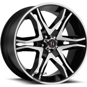 колесные диски Harp Y-893 8.5x20 6*139.7 ET15 DIA106.1 Gloss Black Machined Литой