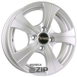 колесные диски Tech Line 410 5.5x14 4*98 ET32 DIA58.6 Silver Литой