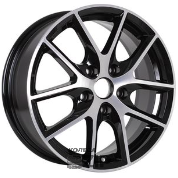 колесные диски Alcasta M59 6.5x16 5*110 ET38 DIA65.1 BKF Литой