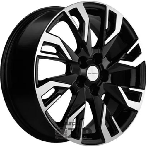 колесные диски Khomen KNW 1809 7x18 5*114.3 ET37 DIA66.6 Black-FP Литой
