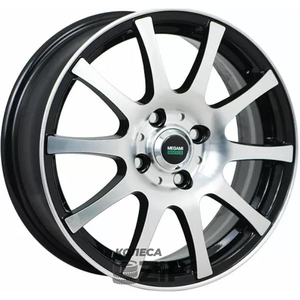 колесные диски Megami MGM-2 6x15 4*100 ET36 DIA60.1 BKF Литой
