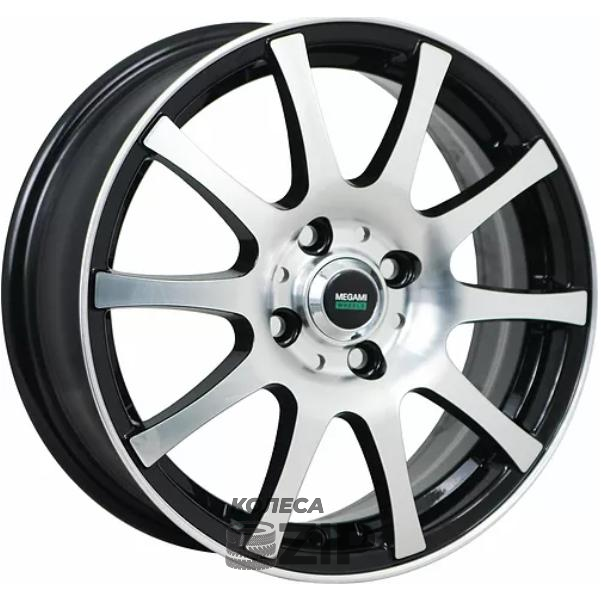 колесные диски Megami MGM-2 6x15 4*100 ET40 DIA67.1 BKF Литой