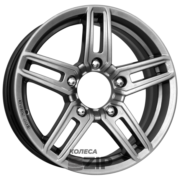 колесные диски K&K Дон 6.5x16 5*139.7 ET40 DIA98 Дарк платинум Литой
