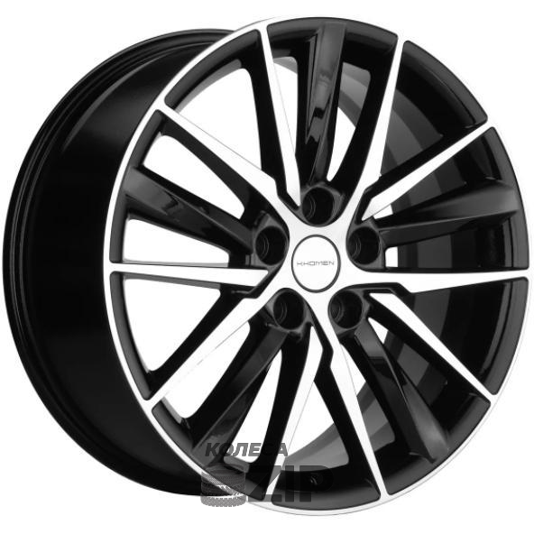колесные диски Khomen KHW 1807 8x18 5*114.3 ET50 DIA60.1 Black-FP Литой