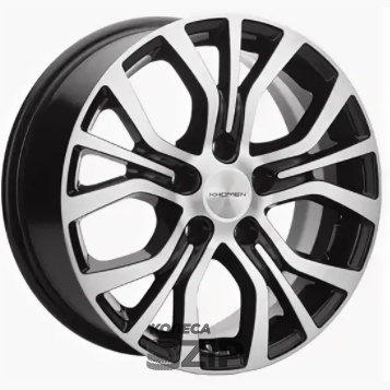 колесные диски Khomen KHW 1608 6.5x16 5*114.3 ET43 DIA67.1 Black-FP Литой