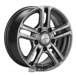 колесные диски Khomen KHW 1602 6.5x16 5*139.7 ET40 DIA98.5 Black Литой