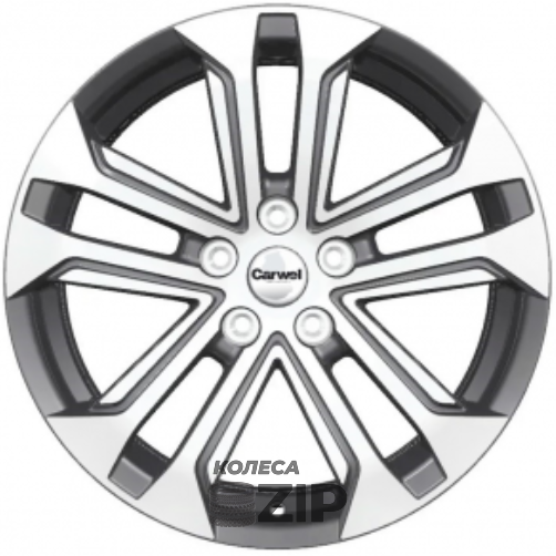 колесные диски Carwel Куж 7x18 5*108 ET40 DIA60.1 SLT Литой