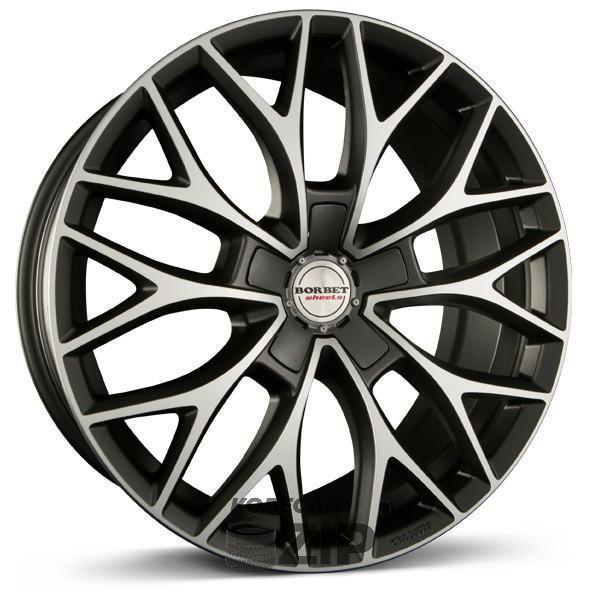 колесные диски Borbet DY 8.5x20 5*112 ET40 DIA72.6 Dark Grey Polished Matt Литой