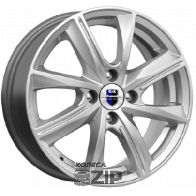 колесные диски K&K Арнар 6x15 4*100 ET40 DIA67.1 Сильвер Литой