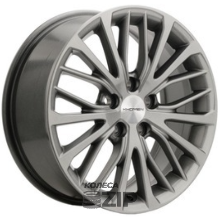 колесные диски Khomen KHW 1705 7x17 5*114.3 ET45 DIA60.1 Gray Литой